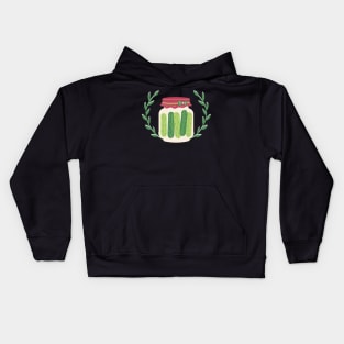 Premium Pickle In Jar Kids Hoodie